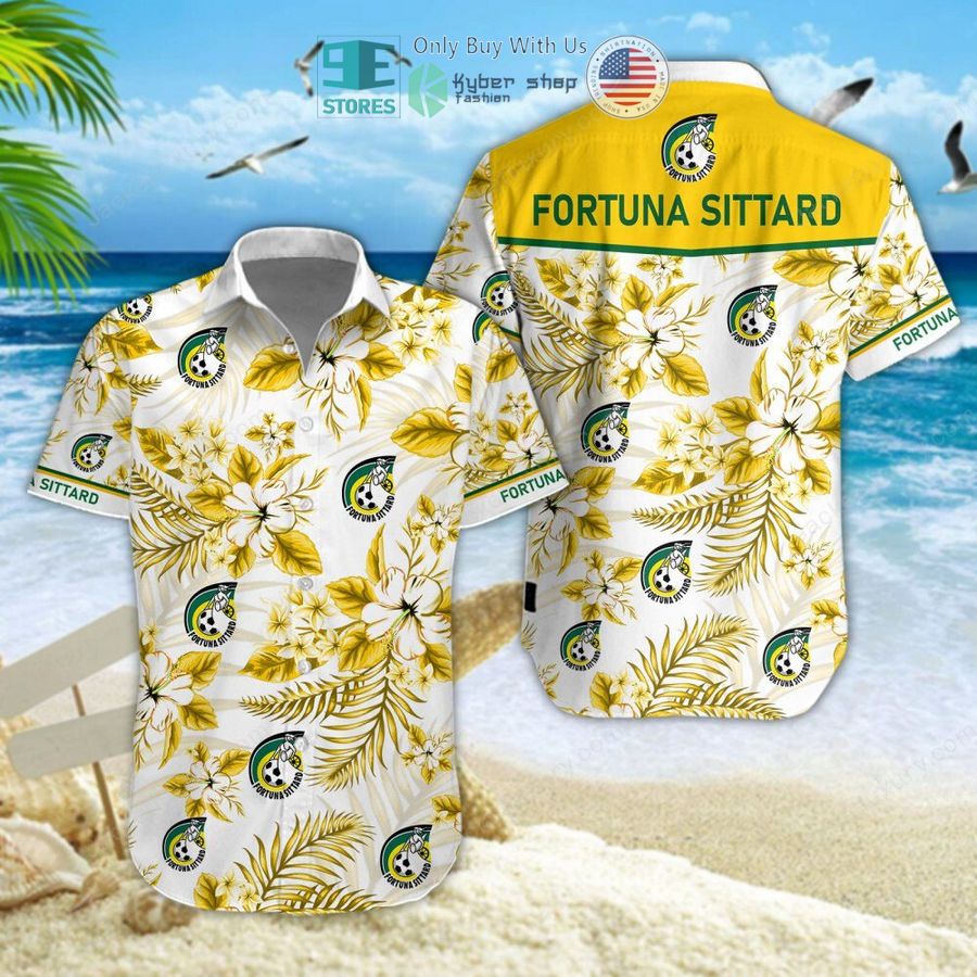 fortuna sittard yellow hawaii shirt shorts 1 92258