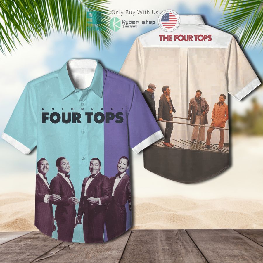 four tops anthology album hawaiian shirt 1 1074