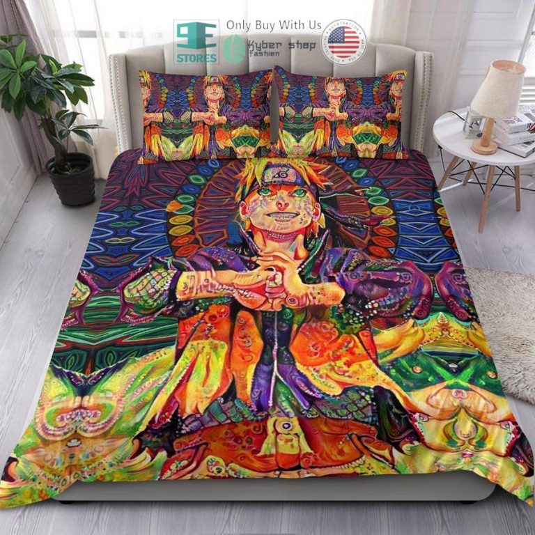 fractal naruto bedding set 1 36978