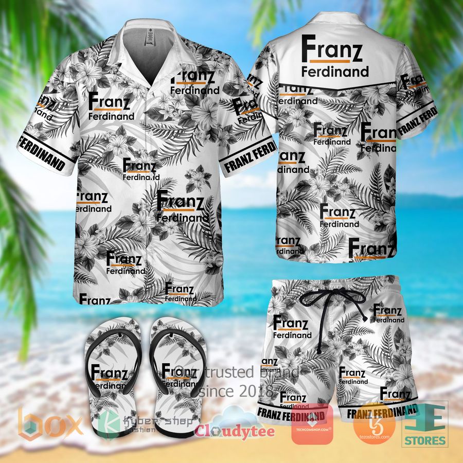 franz ferdinand band hawaiian shirt shorts 1 8050