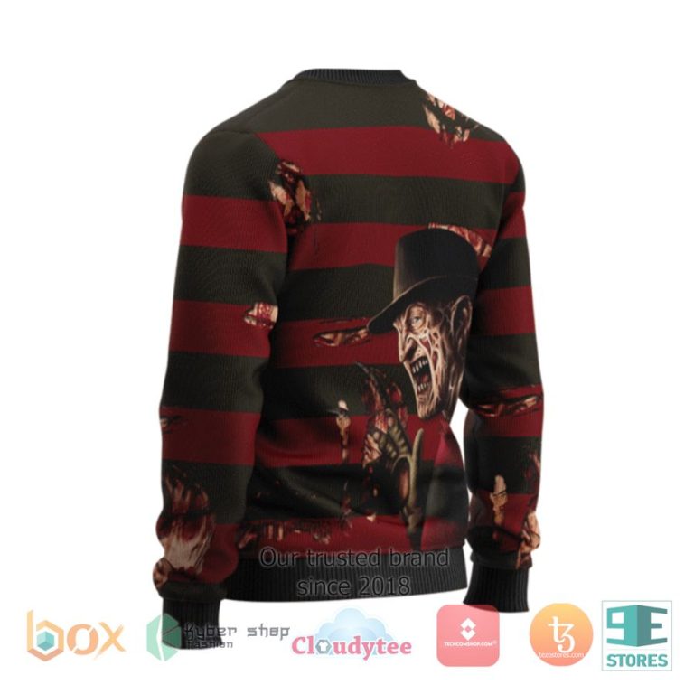 freddy krueger ugly christmas sweater 2 88406