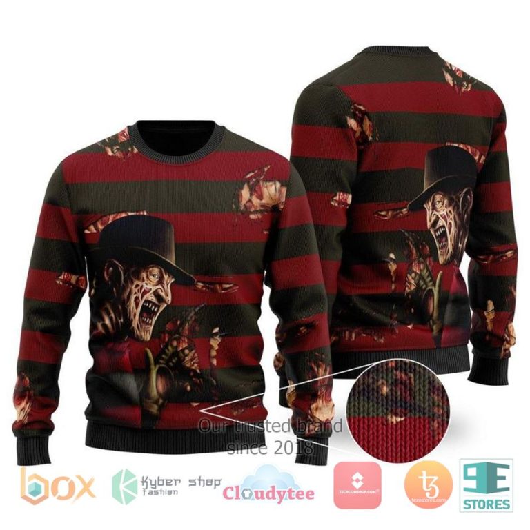 freddy krueger ugly christmas sweater 3 47345