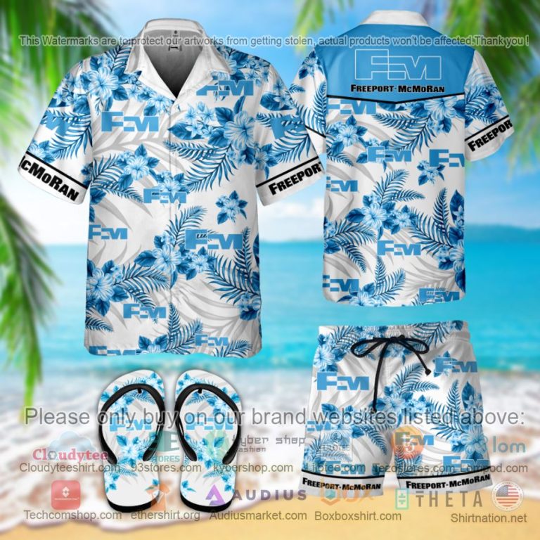 freeport mcmoran hawaiian shirt shorts 1 78504