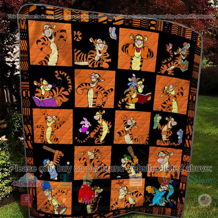 funny tigger quilt 2 92042