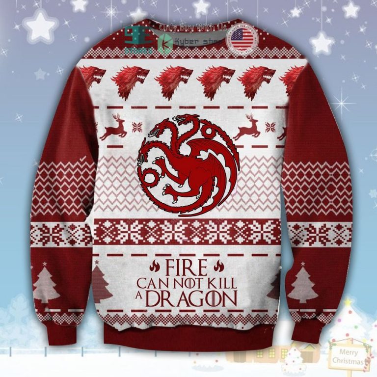 game of thrones targaryen fire can not kill dragon sweatshirt sweater 1 25069