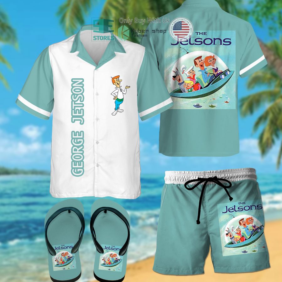 george jetson hawaiian shirt shorts 1 56757
