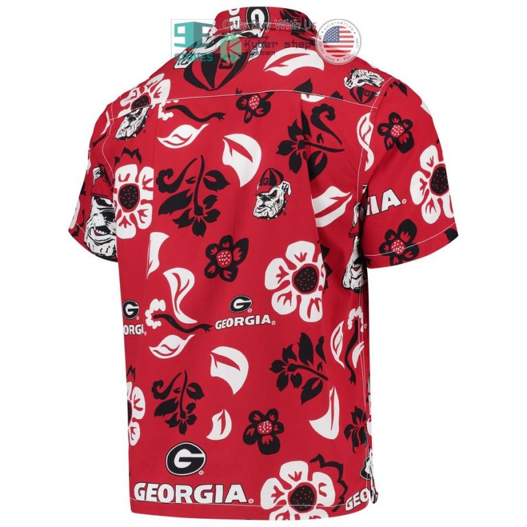 georgia bulldogs wes willy hawaiian red hawaiian shirt 3 66480