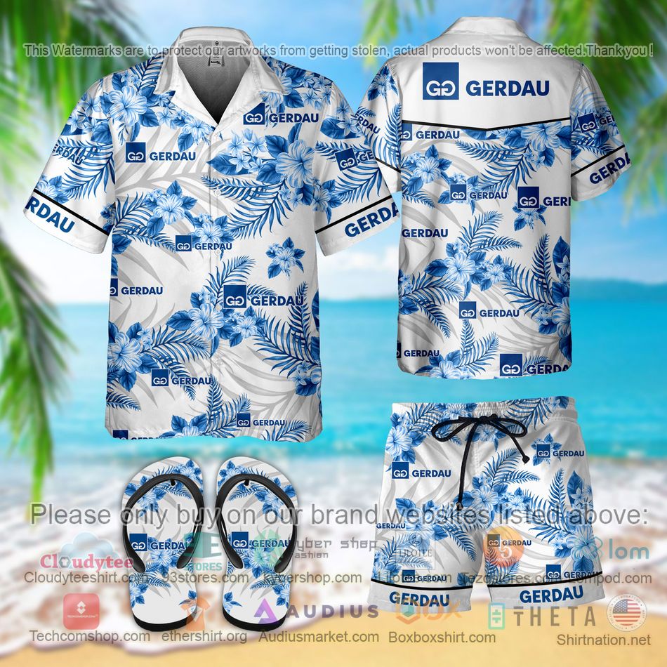 gerdau hawaiian shirt shorts 1 21047