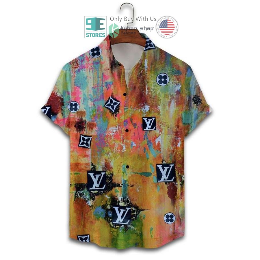 gianni versace s r l multicolor hawaii shirt shorts 2 42336
