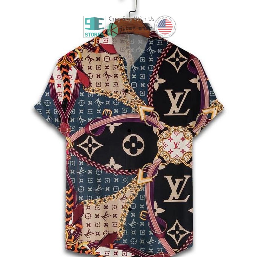 gianni versace s r l pattern hawaii shirt shorts 2 879