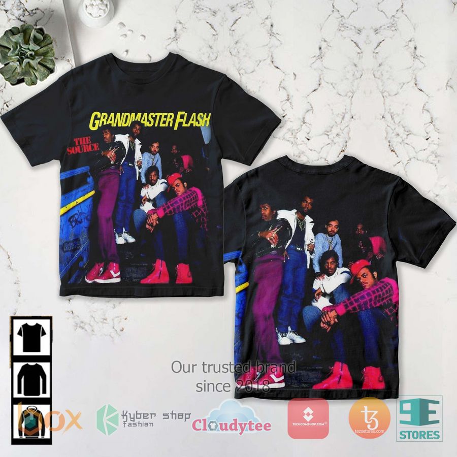 grandmaster flash the source album 3d t shirt 1 454
