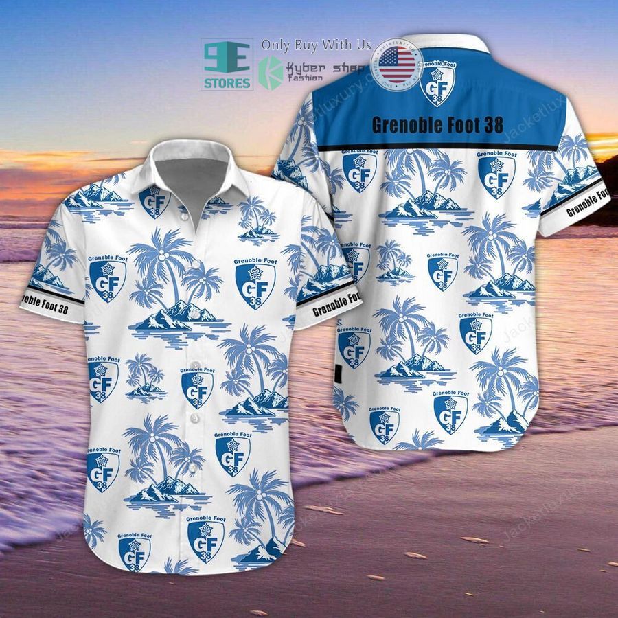 grenoble foot 38 hawaiian shirt shorts 1 38665