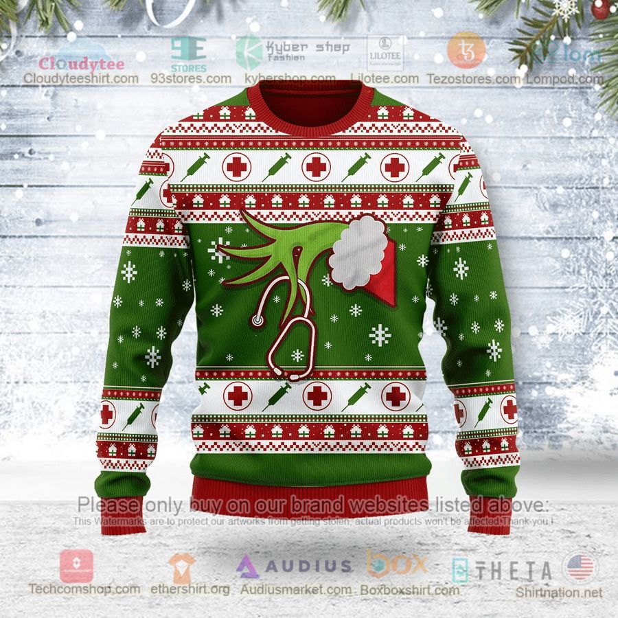 grinch doctor christmas sweatshirt sweater 1 94858