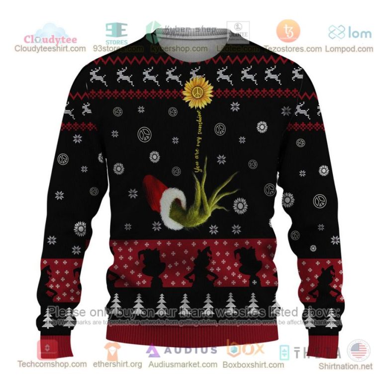 grinch sunflower you are my sunshine sweatshirt sweater 2 70298