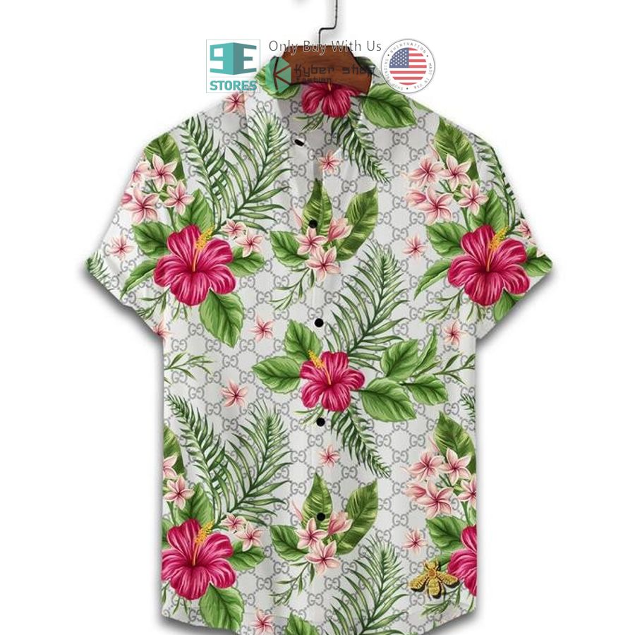 gucci hibiscus hawaii shirt shorts 2 92428