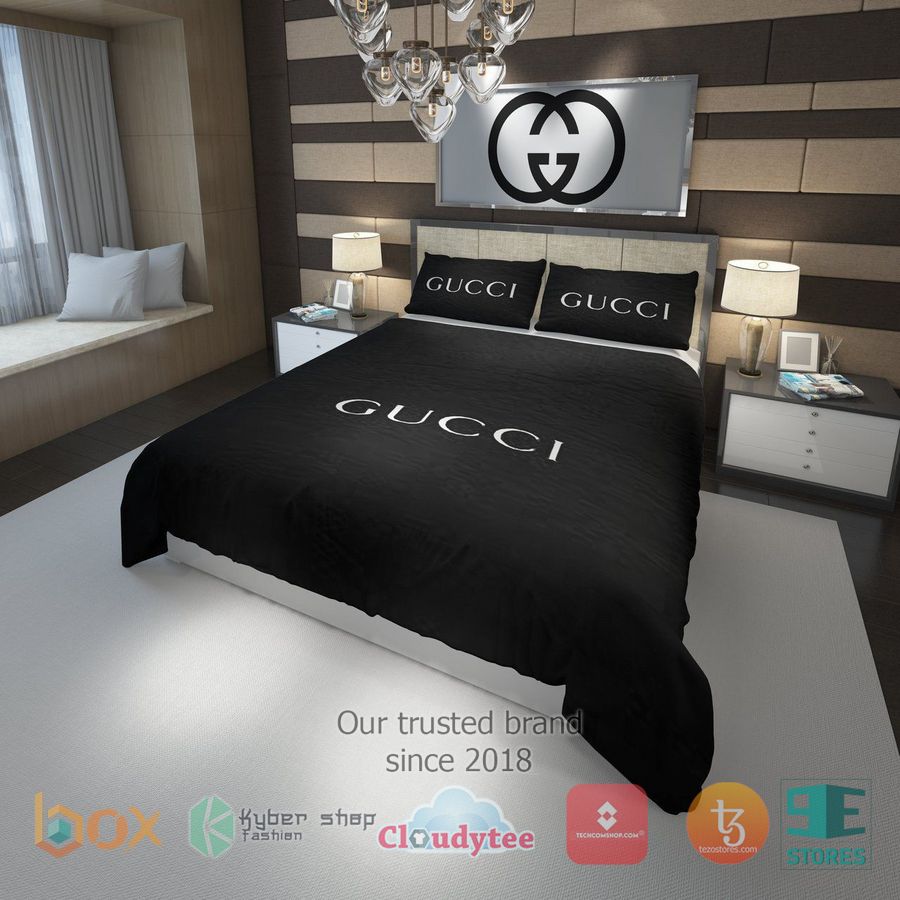gucci italian high end brand black bedding set 1 25176