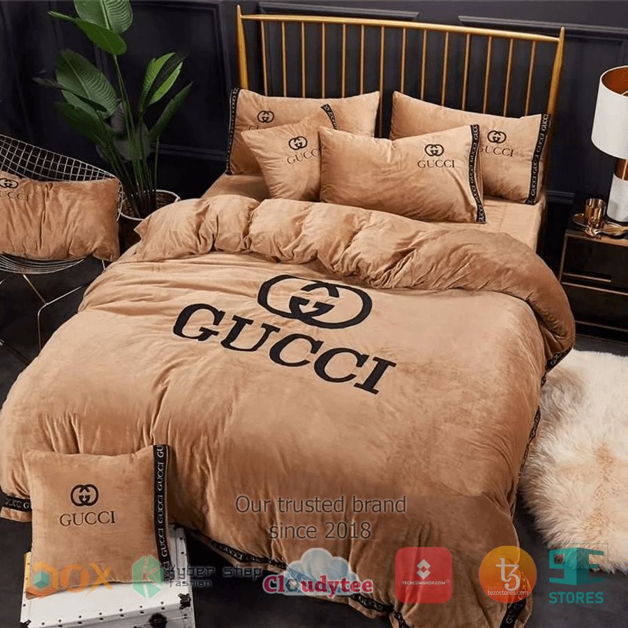 gucci italian high end brand brown bedding set 1 43037