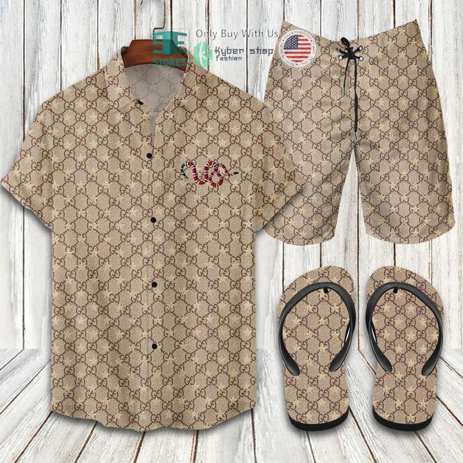 gucci snake hawaii shirt shorts 1 71722