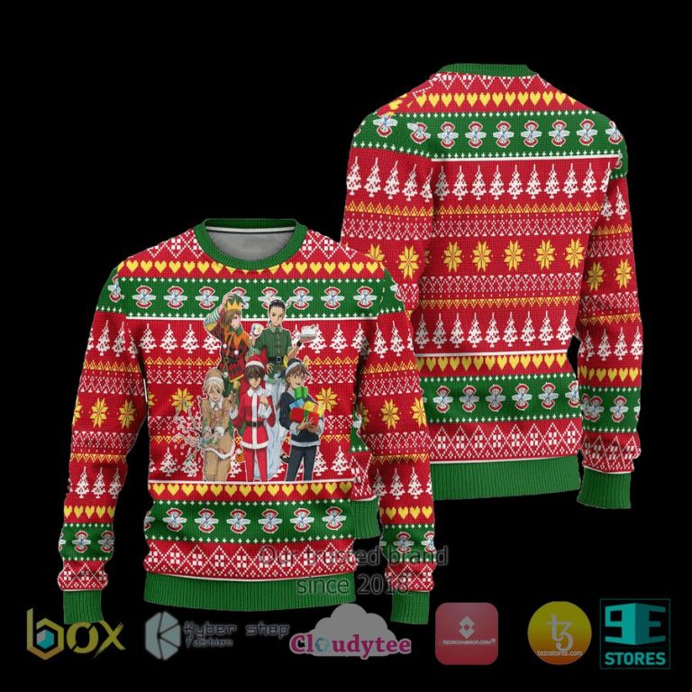 gundam team anime xmas ugly christmas sweater 3 93434