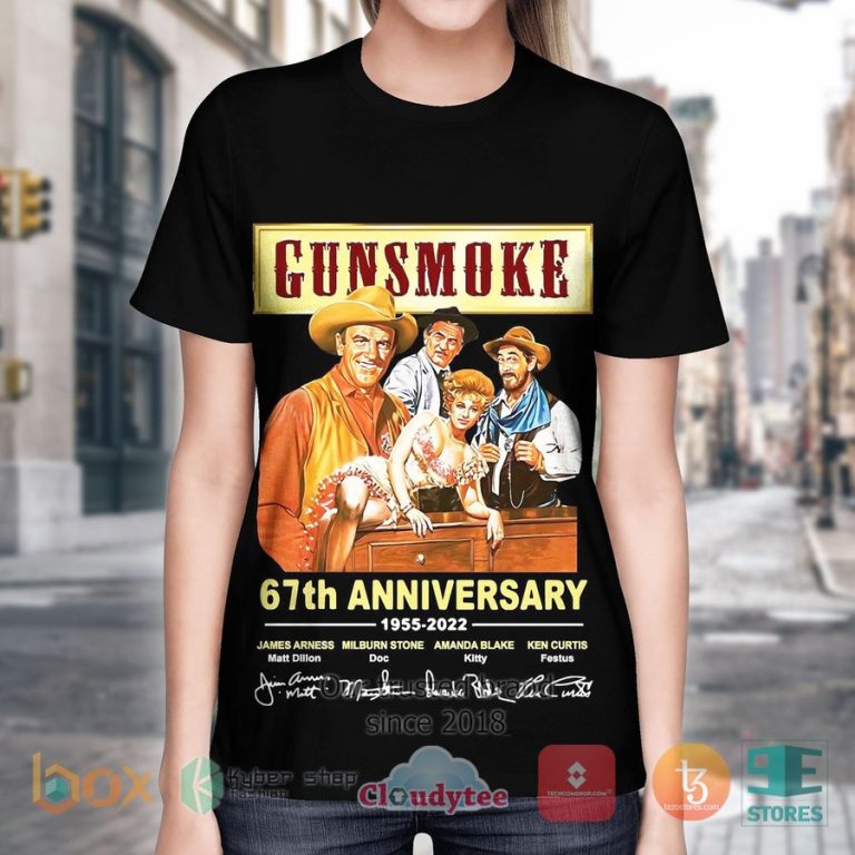 gunsmoke 67th anniversary 3d t shirt 3 98442