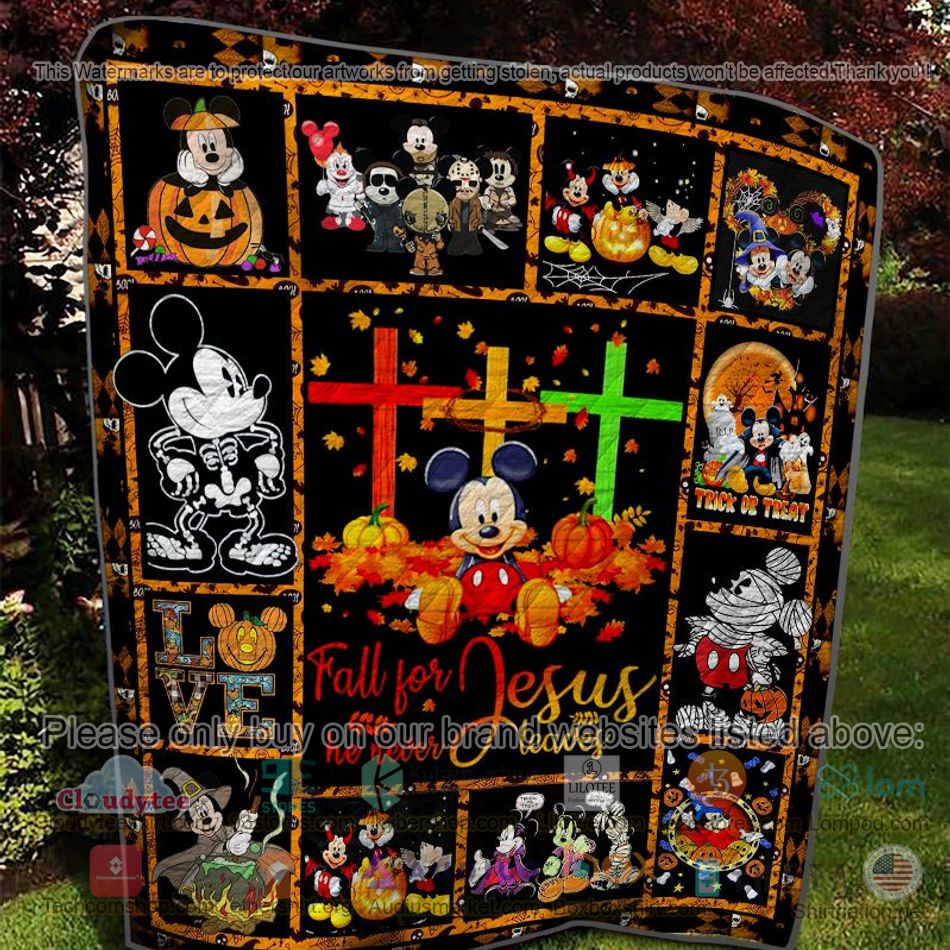 halloween mickey fall for jesus he never leaves quilt 2 17798