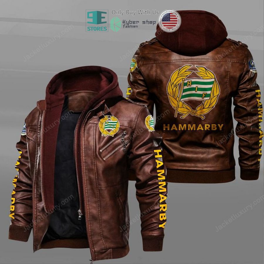 hammarby fotboll leather jacket 2 83196