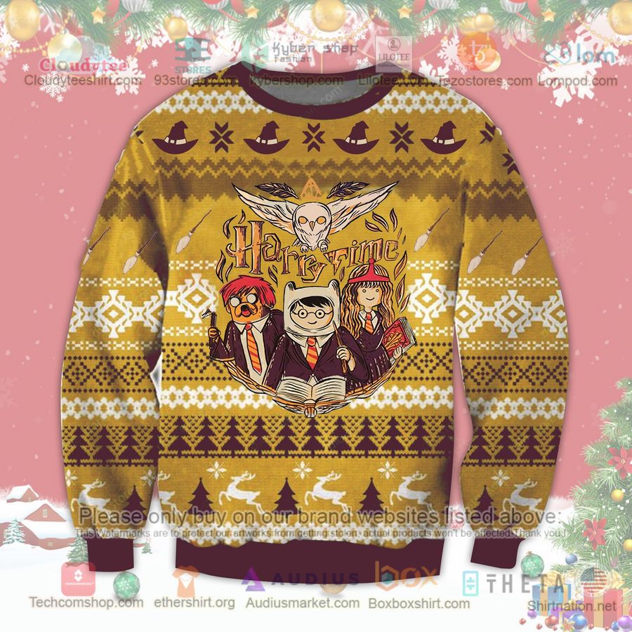 harry potter harry time christmas sweatshirt sweater 1 26490