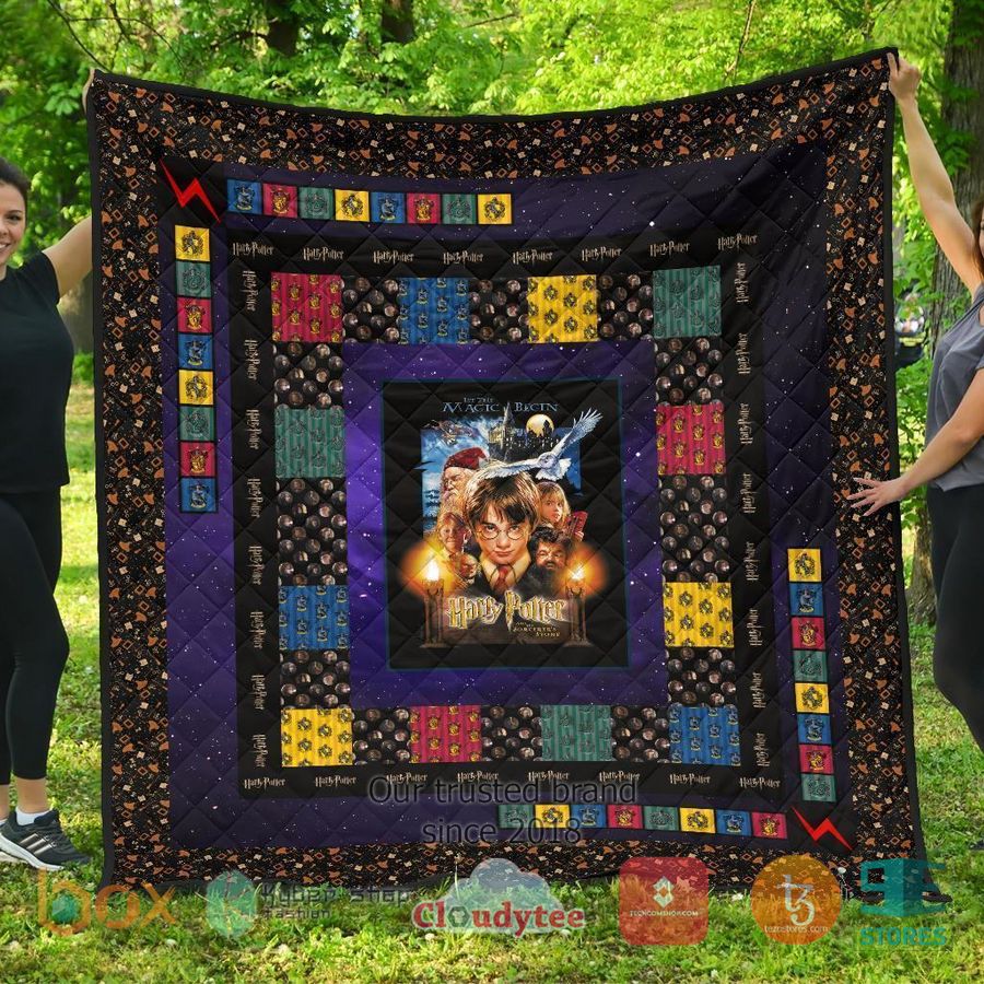 harry potter movies quilt blanket 1 89391