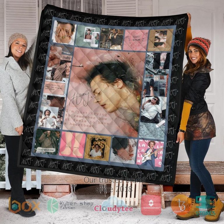 harry styles music quilt blanket 2 84043