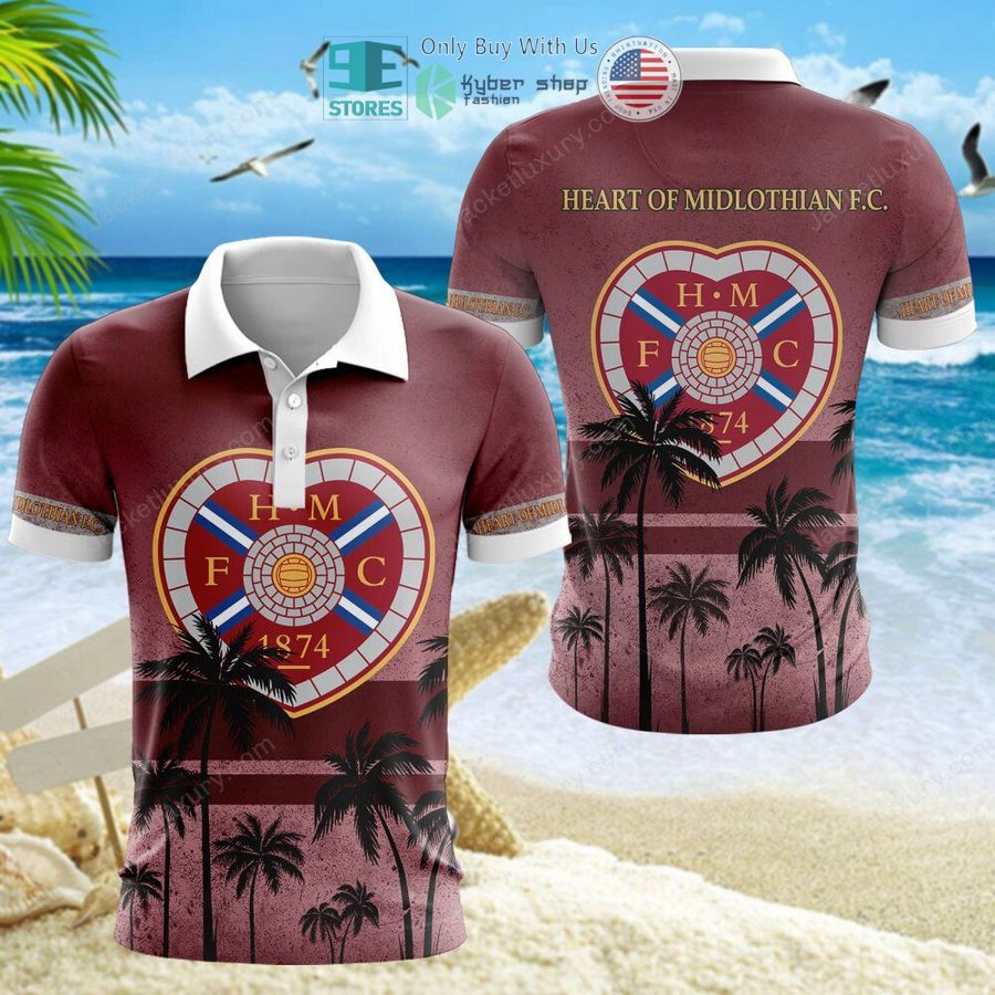 heart of midlothian football club hawaii shirt shorts 7 48622