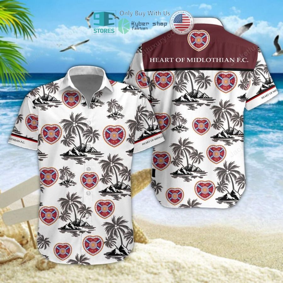 heart of midlothian football club heat hawaii shirt shorts 1 16075