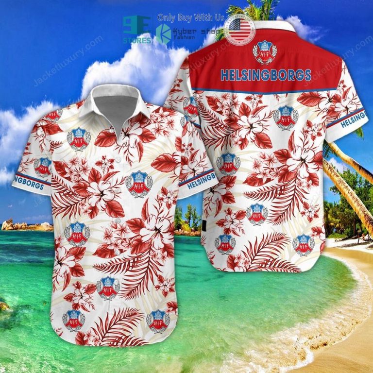 helsingborgs if hibiscus hawaii shirt shorts 1 43470