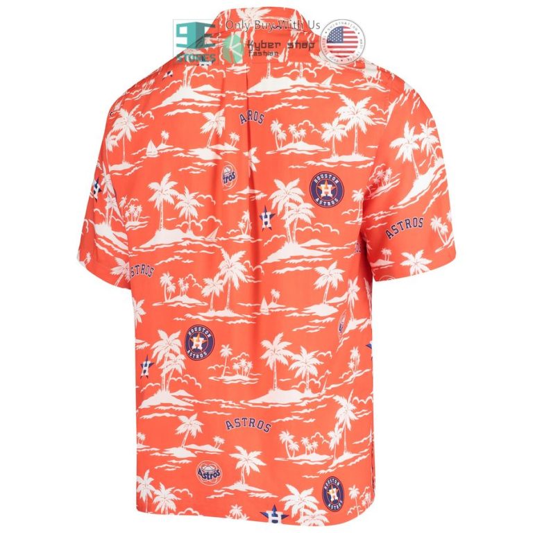 houston astros reyn spooner vintage short sleeve orange navy hawaiian shirt 3 12716