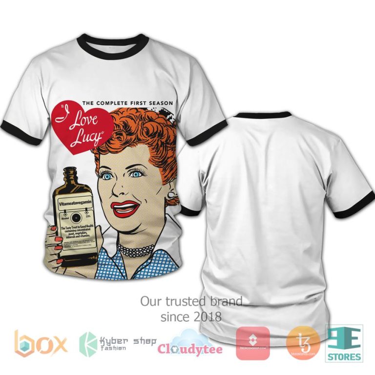 i love lucy the complete first season 3d t shirt 3 97814