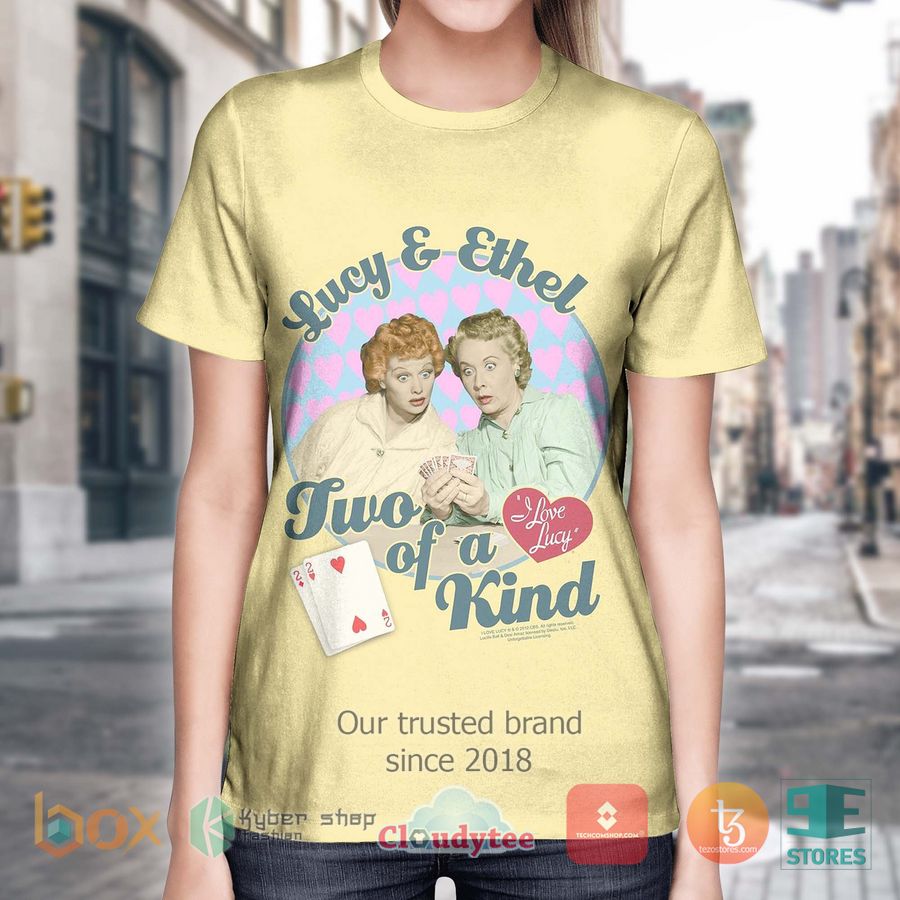 i love lucy two of a kind 3d t shirt 1 33617