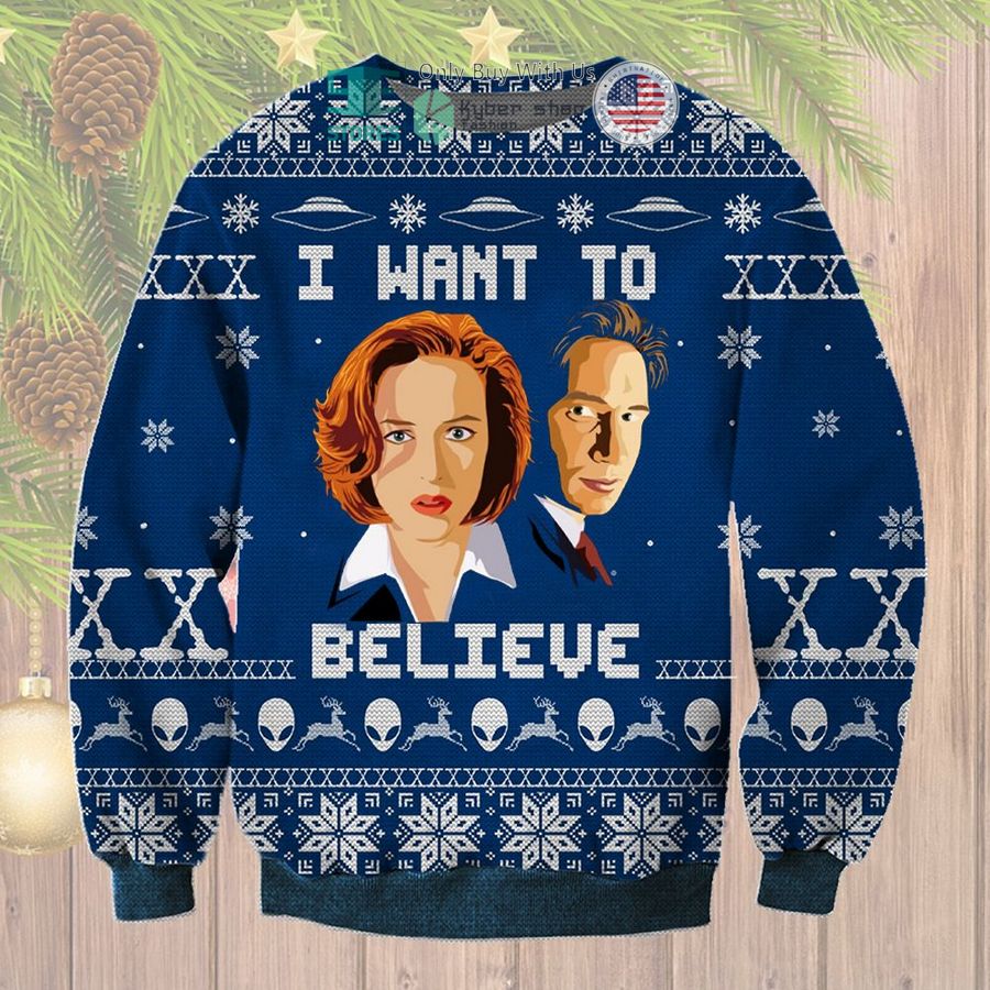 i want to believe the x files sweatshirt sweater 1 26299