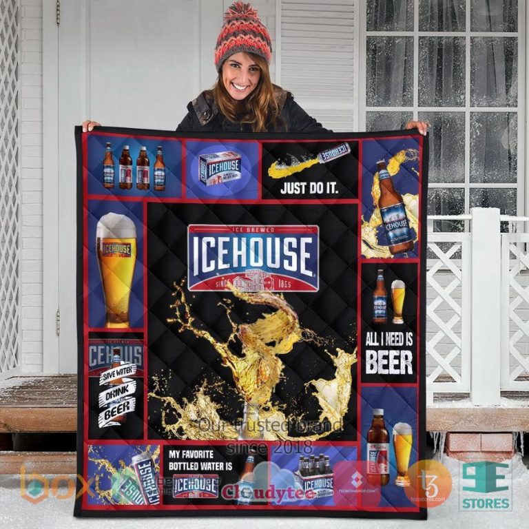 icehouse beer all i need is beer quilt blanket 3 78628