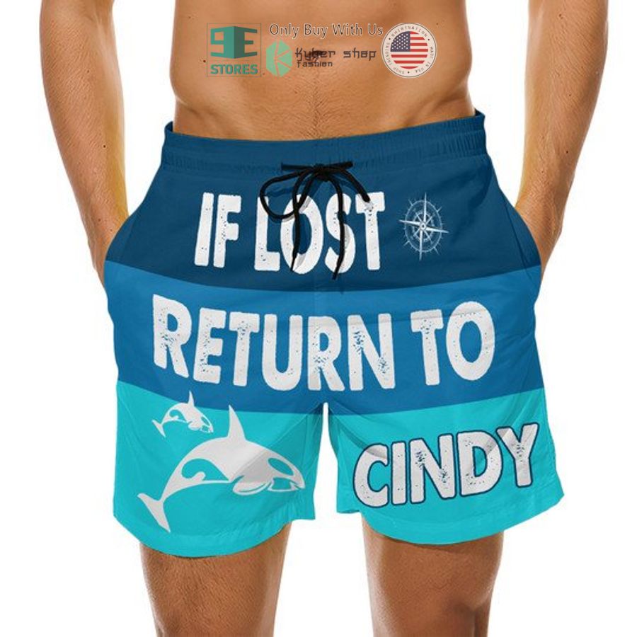 if lost return to cindy i am cindy couple shorts 2 56146