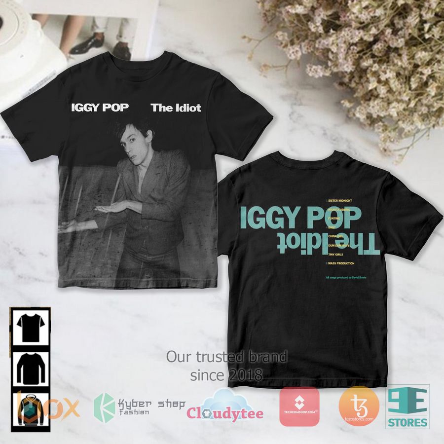 iggy pop the idiot album 3d t shirt 1 96334