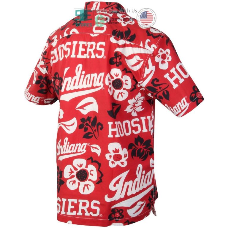 indiana hoosiers wes willy floral crimson hawaiian shirt 3 78649