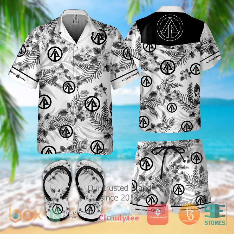 international paper hawaiian shirt shorts 1 87314