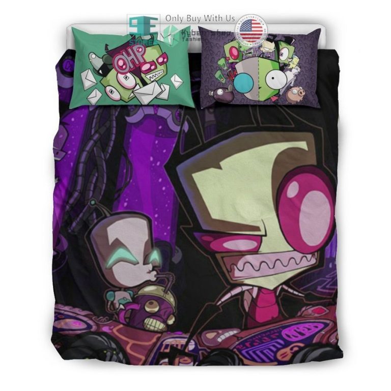 invader zim bedding set 1 6532