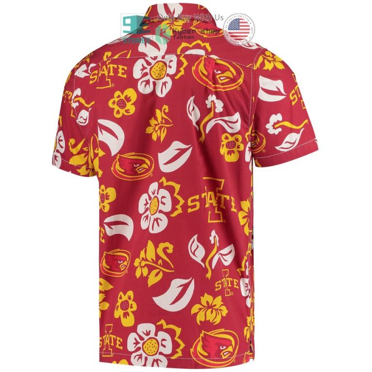 iowa state cyclones wes willy floral cardinal hawaiian shirt 3 31080