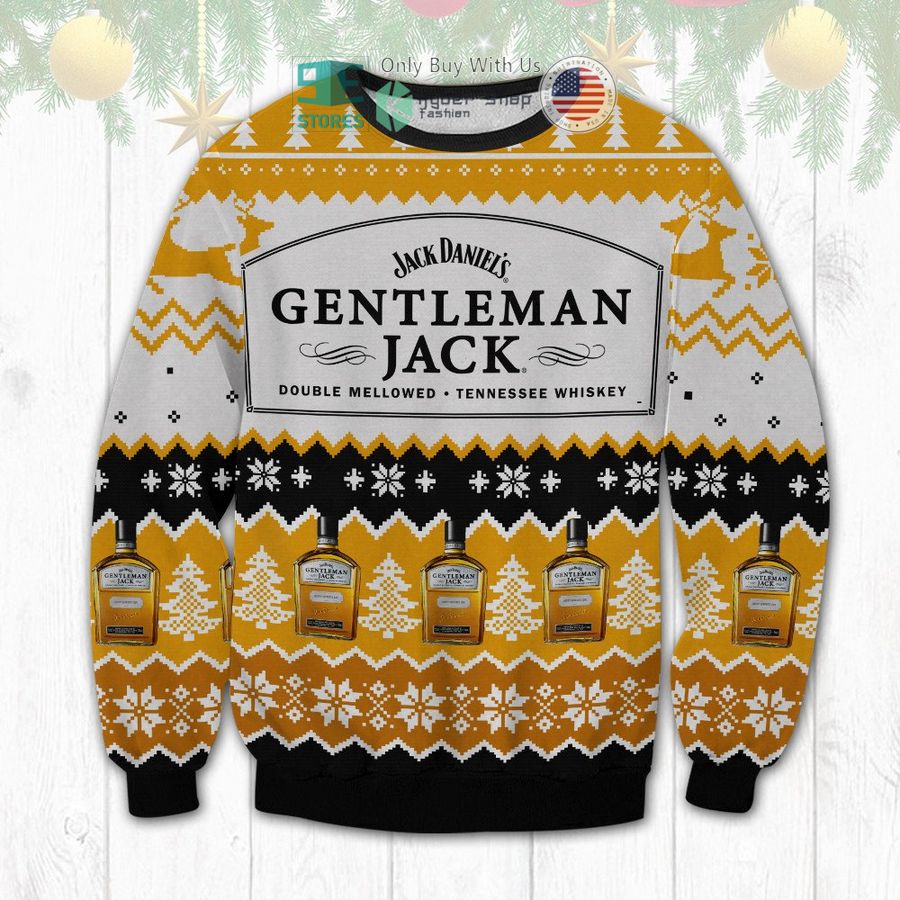 jack daniels gentleman jack christmas sweatshirt sweater 1 41437