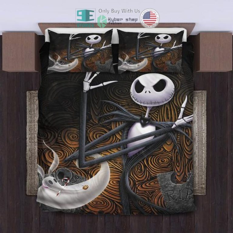 jack skellington brown bedding set 1 99756