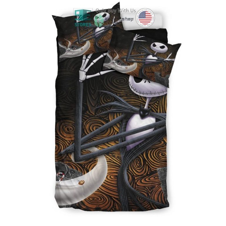 jack skellington brown bedding set 2 26856