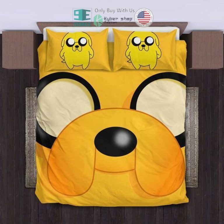 jake the dog yellow bedding set 1 93698