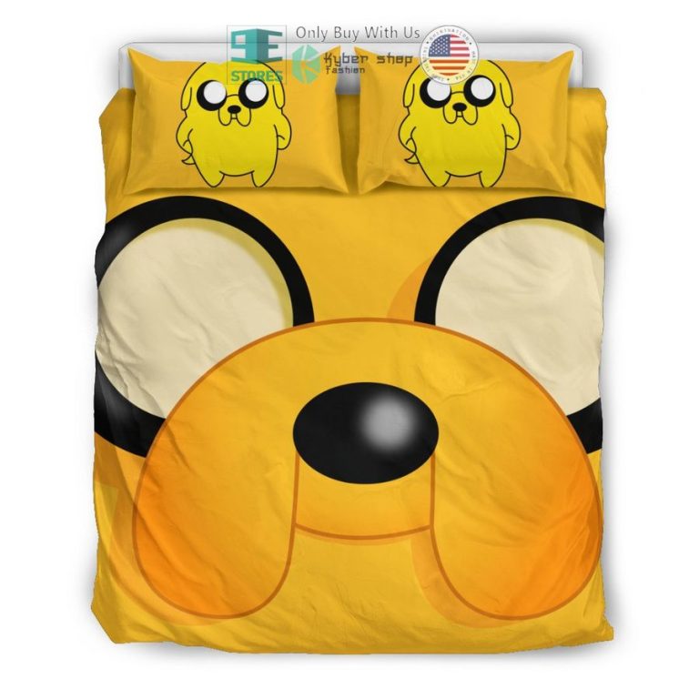 jake the dog yellow bedding set 3 66571