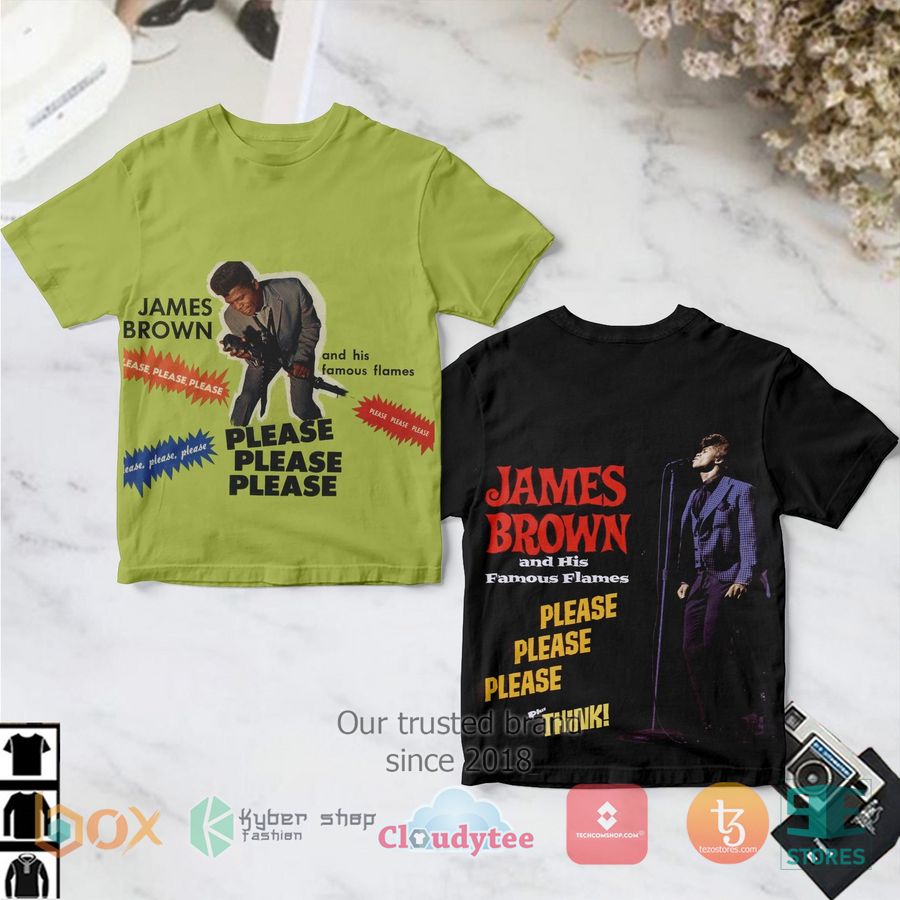 james brown please please please album 3d t shirt 1 40457