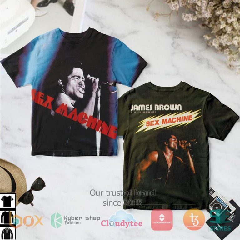 james brown sex machine album 3d t shirt 1 22871